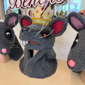 Headdress Rat King Head Mask Mouse Nutcracker Rat Fight S 0120A - image 7