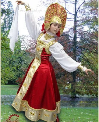 Russian folk costume “Berezka” for round dances R 0115B