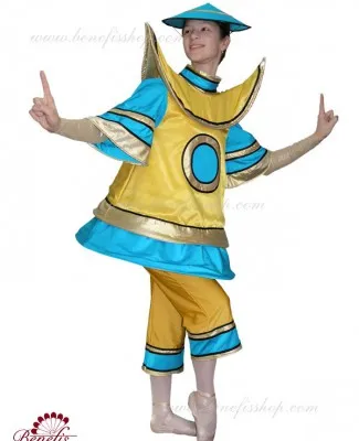 Chinese woman s costume  F 0043