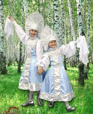 Русский народный костюм «Берёзка» для хороводов R 0115A