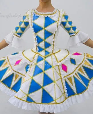 Stage ballet costume Kolombina F 0311