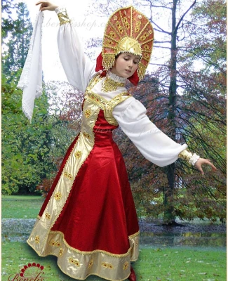 Русский народный костюм «Берёзка» для хороводов R 0115B