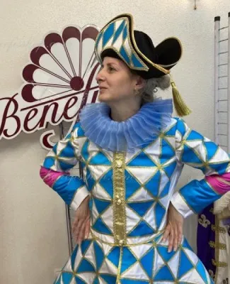 Costum de balet pentru scena Harlequinada F 0312B