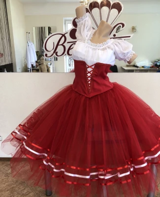 Костюм крестьянки - pas de deux 1 акт P 0506A(2881)