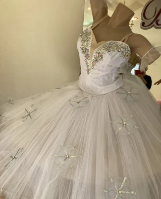 Costum de balet Valsul Fulgi de Nea. Spărgător de nuci P2002(4916)