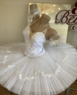 Costum de balet Fulgi de zăpadă Dans Spărgător de nuci Zână Dragee Pas de deux Frumoasa Adormită Coppelia P 2005(2244)