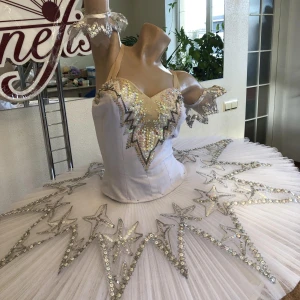 Costum de balet Marie, Clara Zână Dragee Sugar Prun Zână Spărgătorul de Nuci Pas de deux Frumoasa Adormită Coppelia P 0202(5057) - image 2