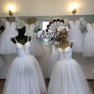 Costum de balet scena Fulgi de nea Vals Spărgător de nuci Frumoasa Adormită F 0078 - image 46