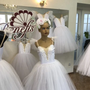 Costum de balet scena Fulgi de nea Vals Spărgător de nuci Frumoasa Adormită F 0078 - image 65