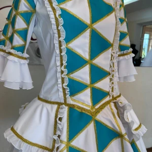 Costum de balet de scena Arlechinada Columbină F 0311 - image 31