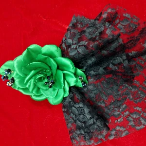 Цветок с кружевом S 0025 - image 12