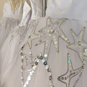 Ballet costume Marie/Clara scene snow 2 act.  snowflakes Nutcracker P 0202A - image 15