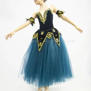 Costum de balet Vals Spărgător de nuci cu fulg de nea F 0089 - image 25