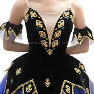 Costum de balet Vals Spărgător de nuci cu fulg de nea F 0089 - image 35