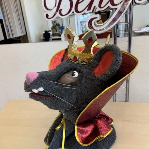 Headdress Rat King Head Mask Mouse Nutcracker Rat Fight S 0093C - image 11