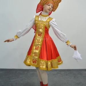 Russian folk costume “Berezka” for round dances R 0115B - image 7