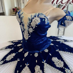Ballet costume Queen of Snowflakes Nutcracker F 0093 - image 25