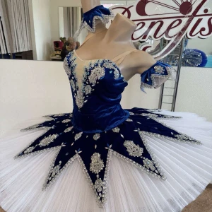 Ballet costume Queen of Snowflakes Nutcracker F 0093 - image 24