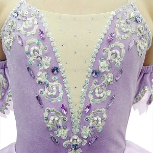 Costum de balet Vals Spărgător de nuci cu fulg de nea F 0089 - image 10