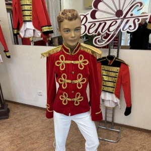 Costum de balet Soldat Husar Prințul de Luptă Spărgătorul de Nuci P 0230 - image 20