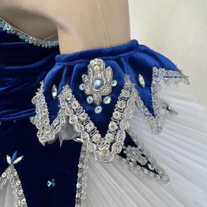 Ballet costume Queen of Snowflakes Nutcracker F 0093 - image 31
