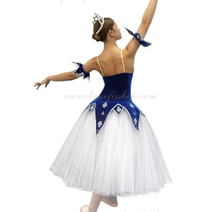 Costum de balet Vals Spărgător de nuci cu fulg de nea F 0089 - image 9