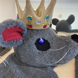 Articol decorativ pentru cap Regele Șobolan Cap Masca Mouse-Ul Spărgătorul De Nuci Șobolan Lupta S 0093 - image 3