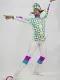 Stage ballet costume Harlequinade F 0312A - image 5