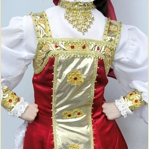 Russian folk costume “Berezka” for round dances R 0115B - image 6
