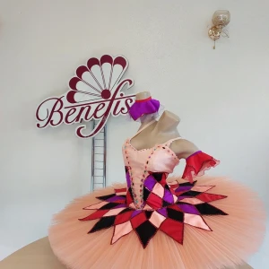 Stage ballet costume Doll Columbine Nutcracker F 0032 - image 32