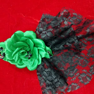 Цветок с кружевом S 0025 - image 11