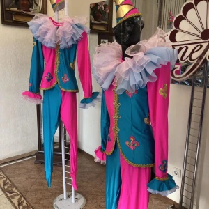 Costum de balet Păpușă Arlechin Spărgător de nuci F 0035 - image 25