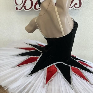 Costum de balet de scenă Columbine Harlequinade Spărgătorul de nuci P 0292 - image 9