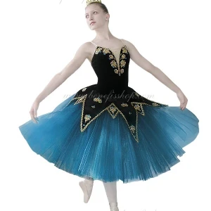 Costum de balet Vals Spărgător de nuci cu fulg de nea F 0089 - image 17