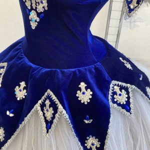 Costum de balet Vals Spărgător de nuci cu fulg de nea F 0089 - image 4