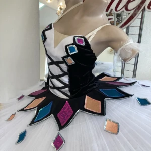 Cценический балетный костюм Коломбина F 0358 - image 2