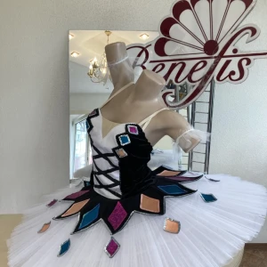 Cценический балетный костюм Коломбина F 0358 - image 9