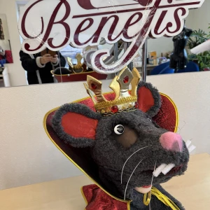 Headdress Rat King Head Mask Mouse Nutcracker Rat Fight S 0093C - image 8